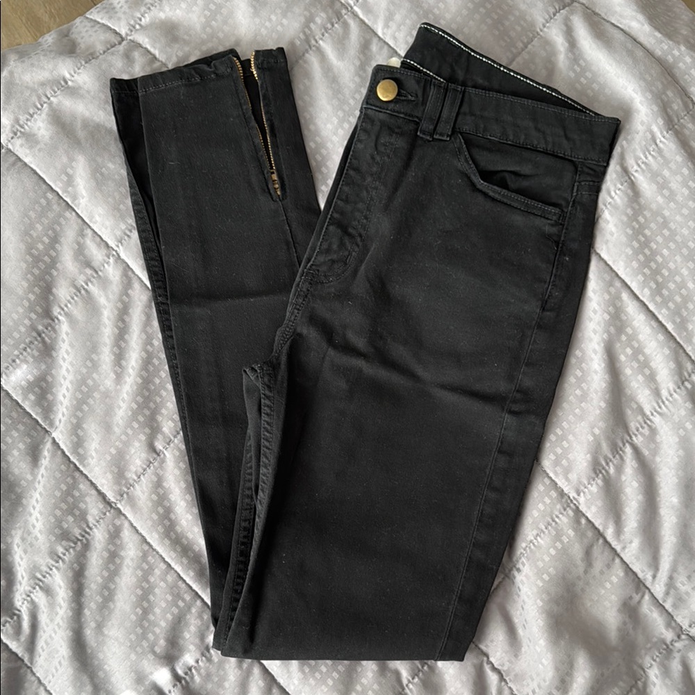 American Apparel Black Skinny Jeans